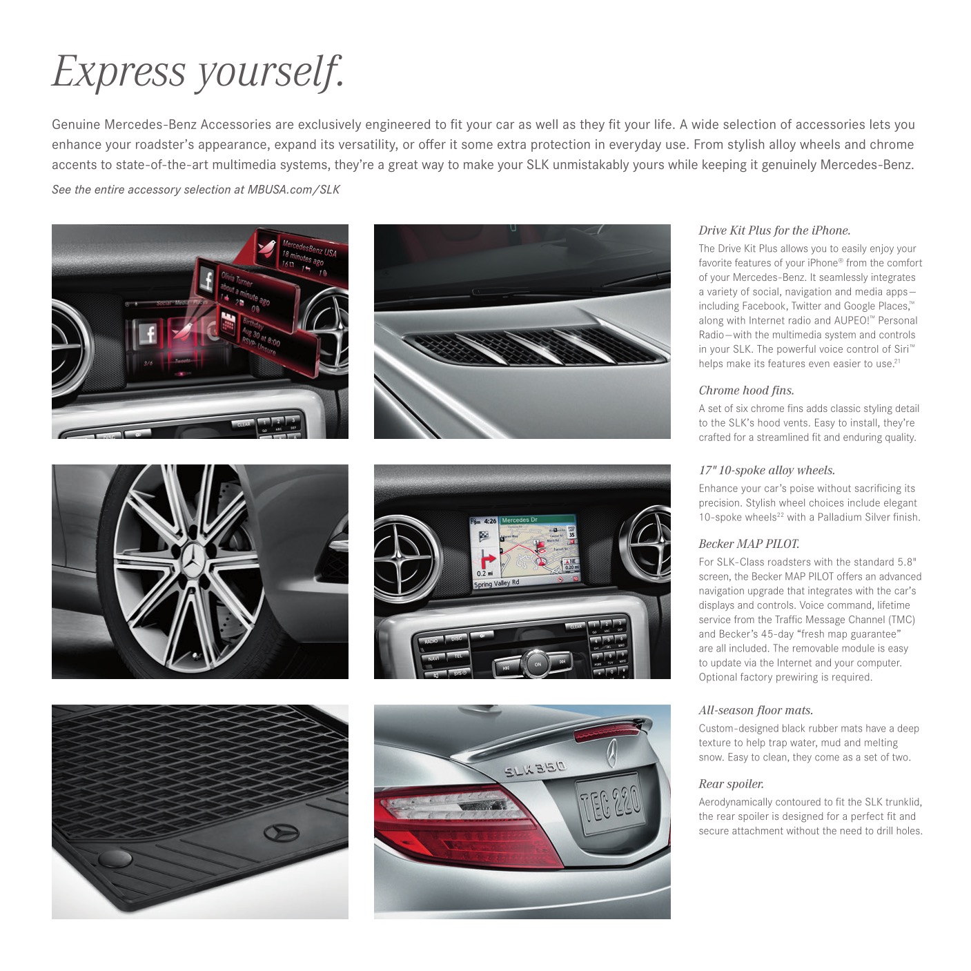 2015 Mercedes-Benz SLK Brochure Page 1
